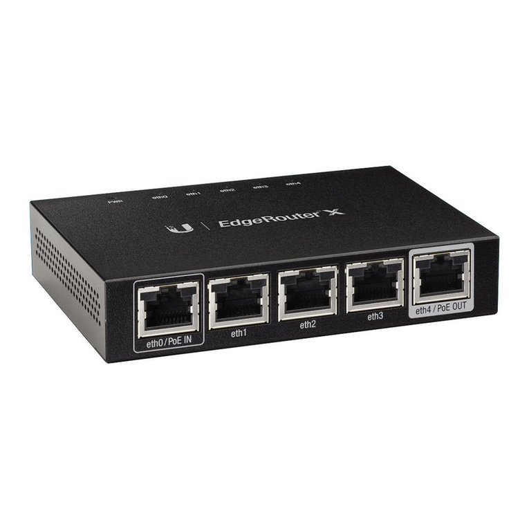 Ubiquiti EdgeRouter X ER-X quick start guide