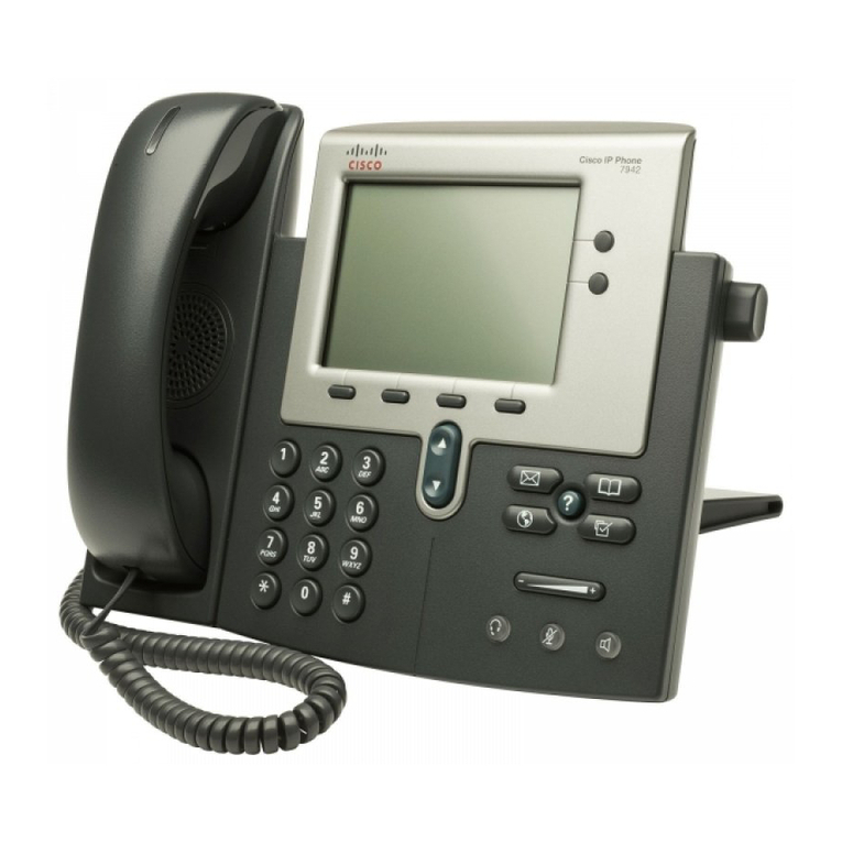Cisco 7942 User manual