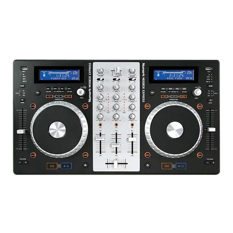 Numark MIXDECK EXPRESS User manual