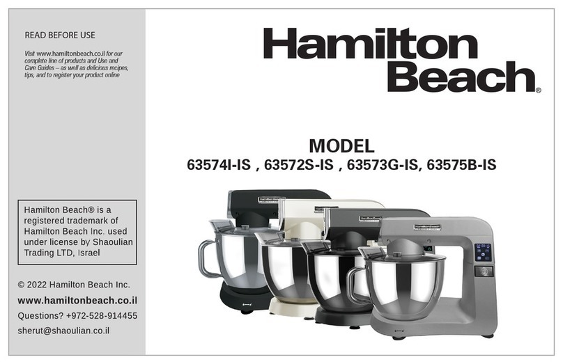 Hamilton Beach 63574I-IS instructions