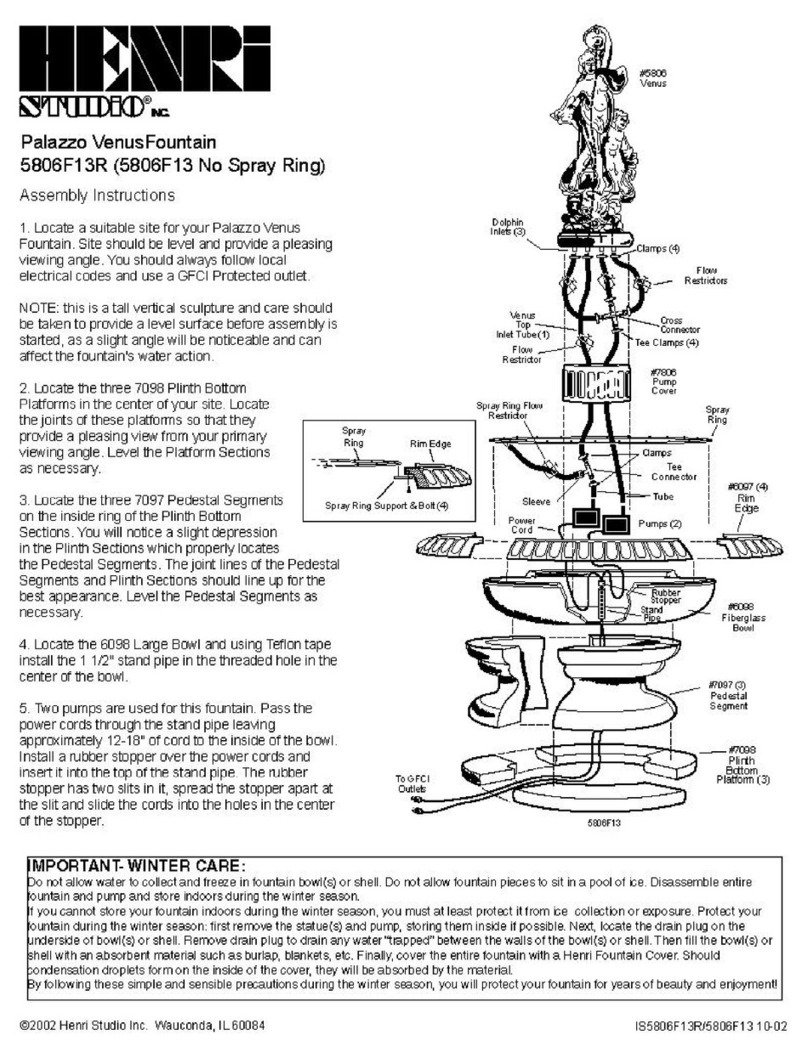 Henri Studio Palazzo Venus Assembly instructions