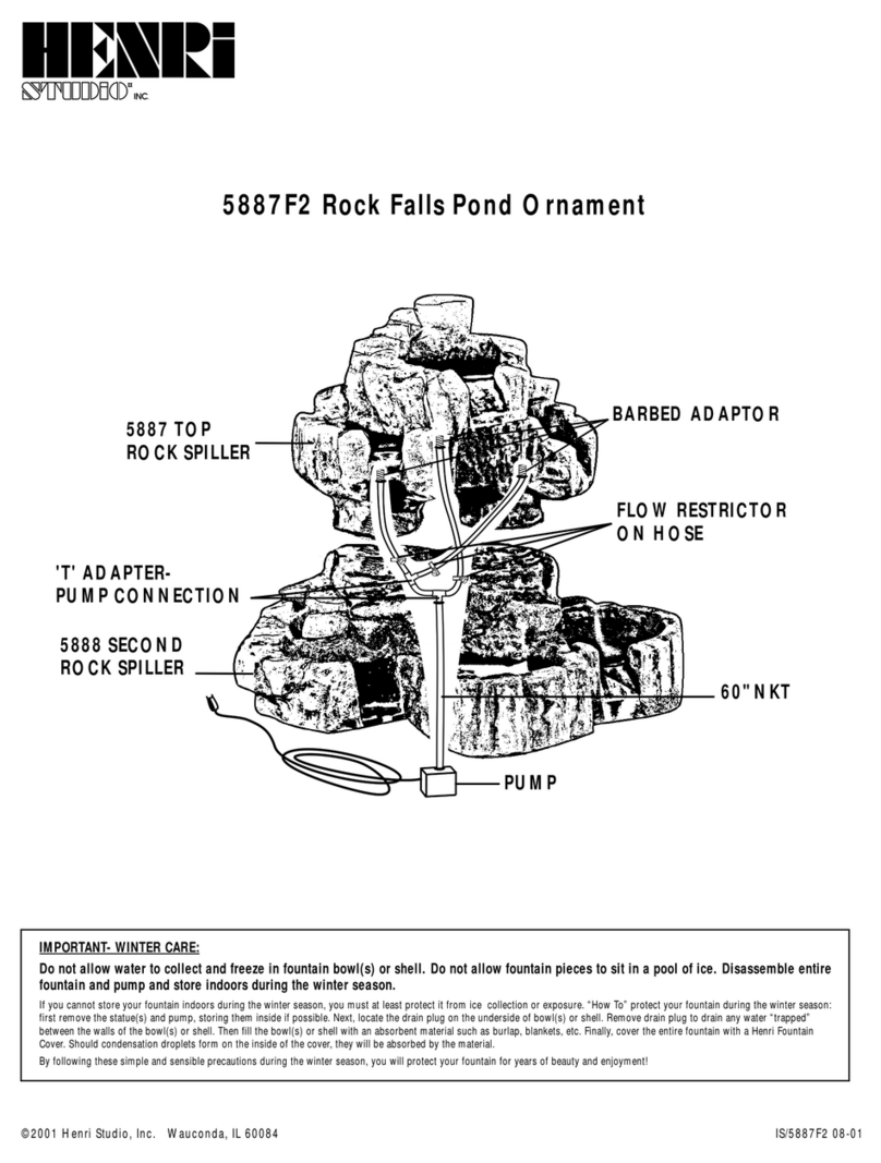 Henri Studio Rock Falls 5887F2 User manual Henri Studio Rock Falls 5887F2 User manual