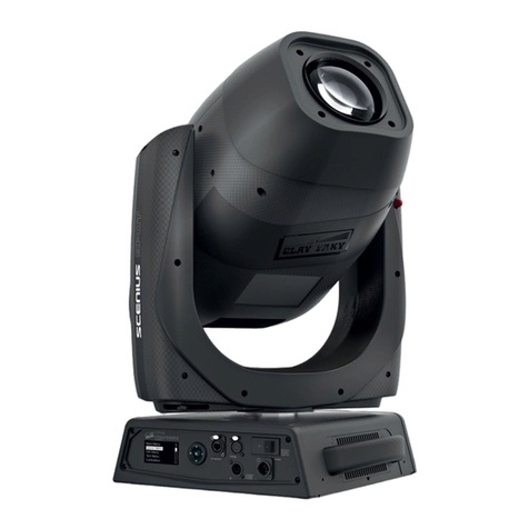 Claypaky scenius spot User manual