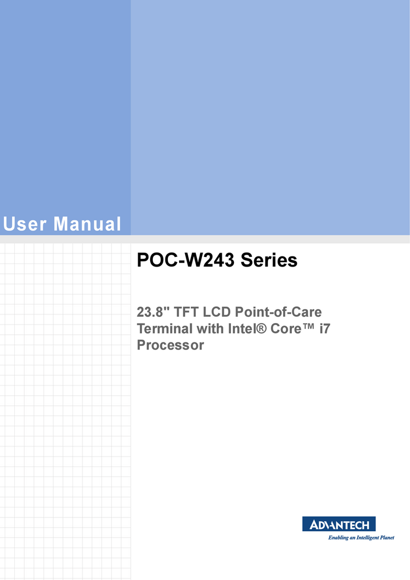 Advantech POC-W243 Series User manual