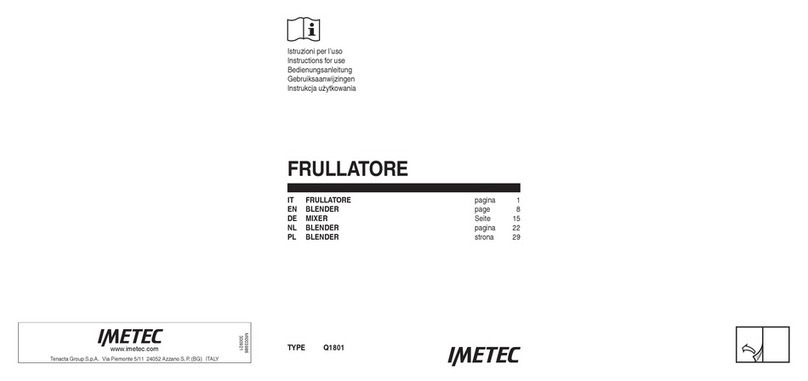 Imetec Q1801 User manual