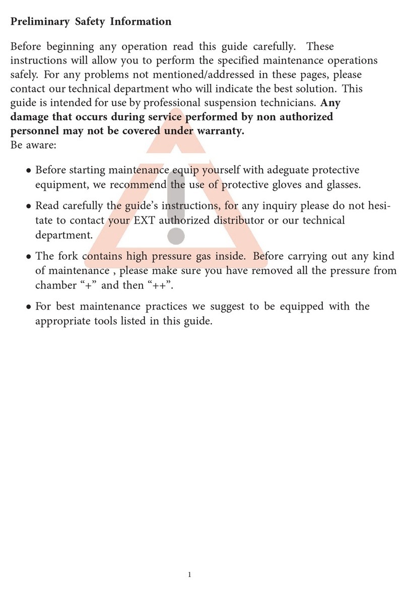 EXT Racing Shox ERA Service manual