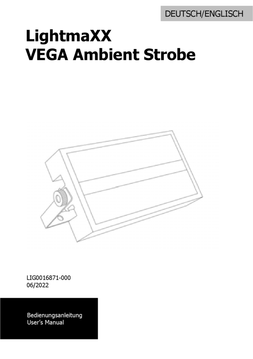 Lightmaxx VEGA Ambient Strobe user manual