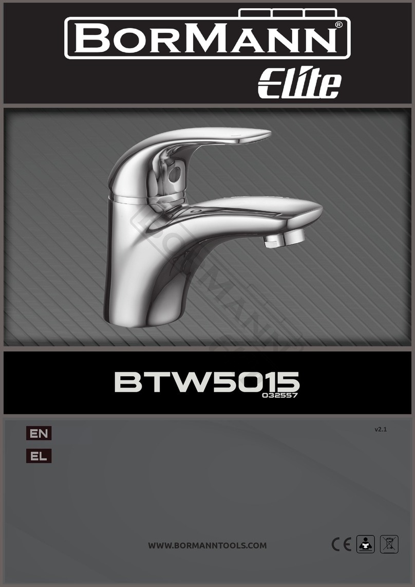 BorMann Elite BTW5015 Mounting instructions