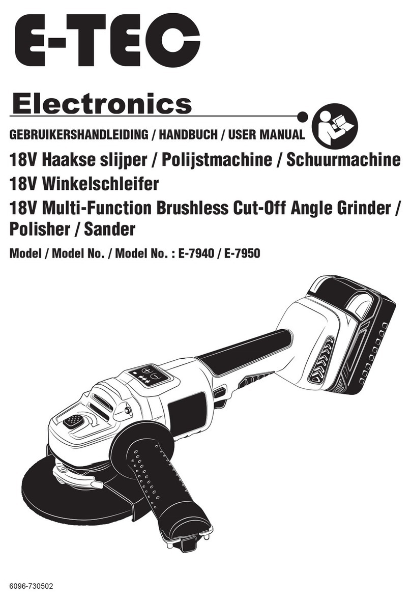 Etec E-7940 user manual