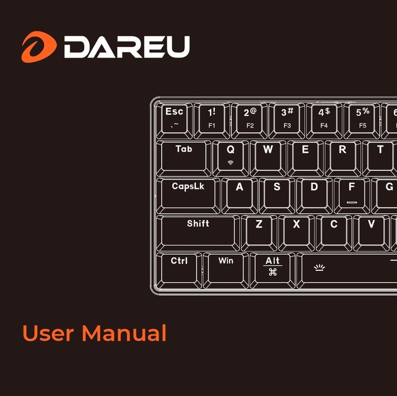 Dareu EK861-GTR user manual