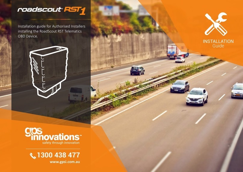 GPS Innovations RoadScout RST 1 installation guide