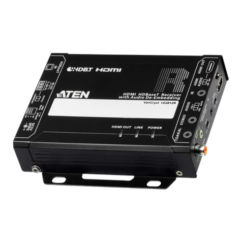 ATEN VE2812R User manual