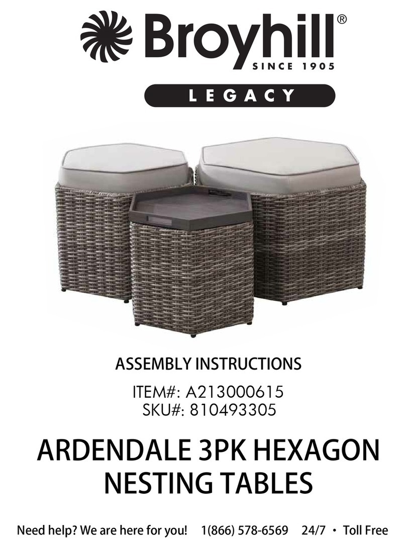 Broyhill ARDENDALE A213000615 Assembly instructions