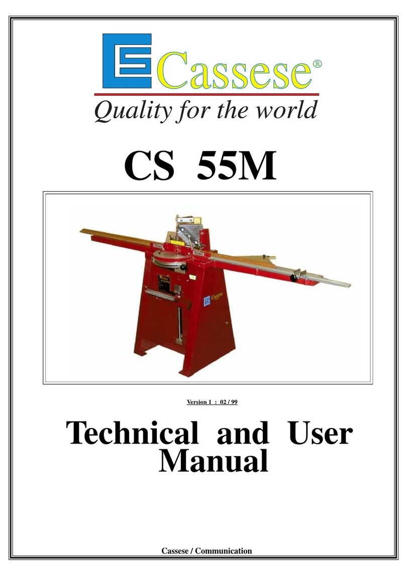 Cassese CS 55M User manual