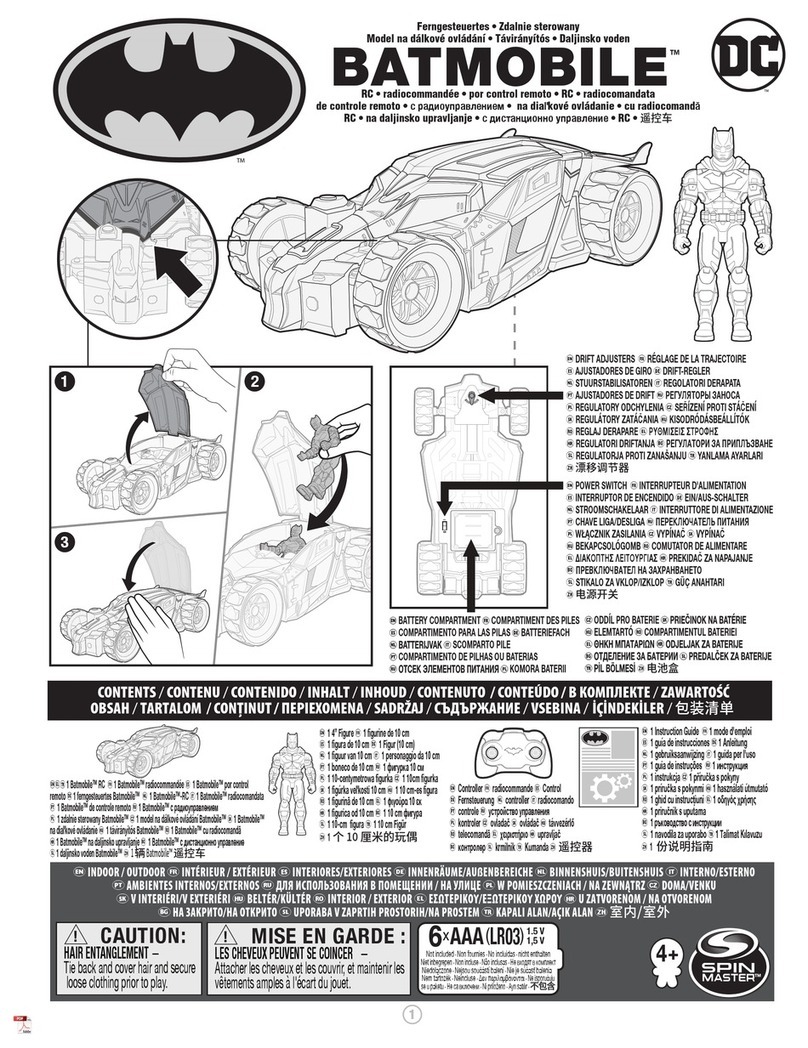 Spinmaster DC BATMOBILE User manual