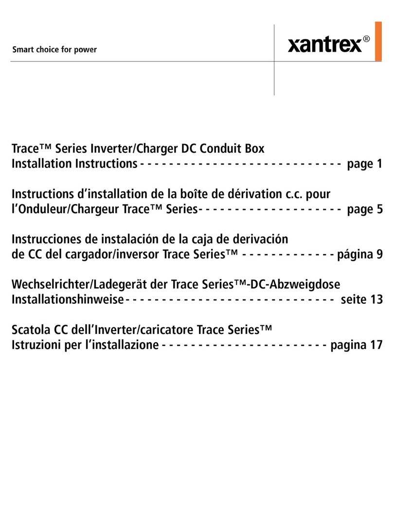 Xantrex Trace Series User manual