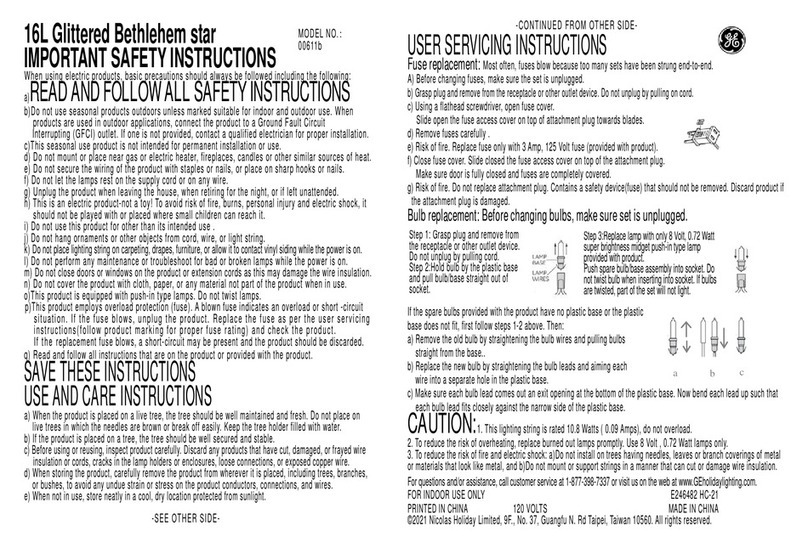 GE 00611b User manual