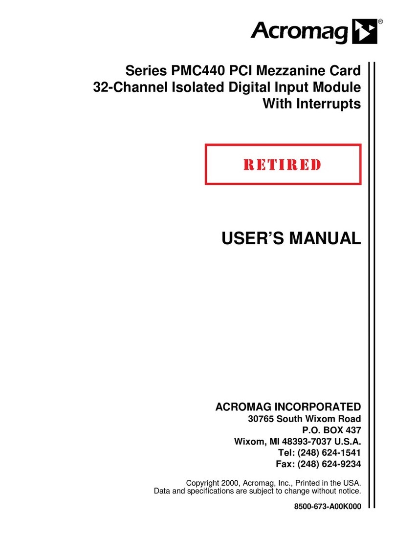 Acromag PMC440 Series user manual