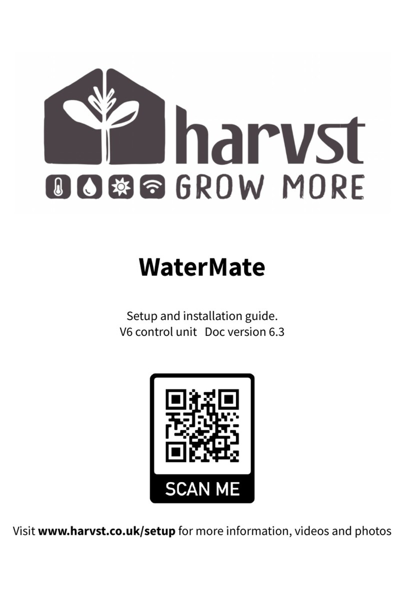 harvst WaterMate User manual harvst WaterMate User manual