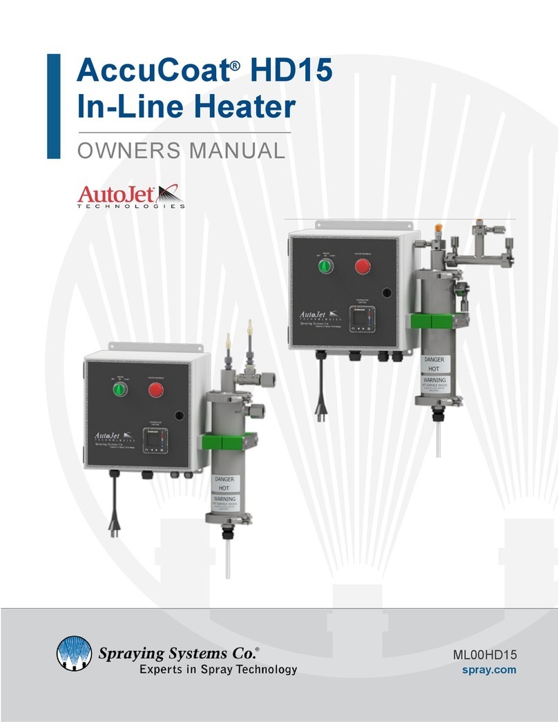 Spraying Systems AutoJet AccuCoat HD15 owner's manual