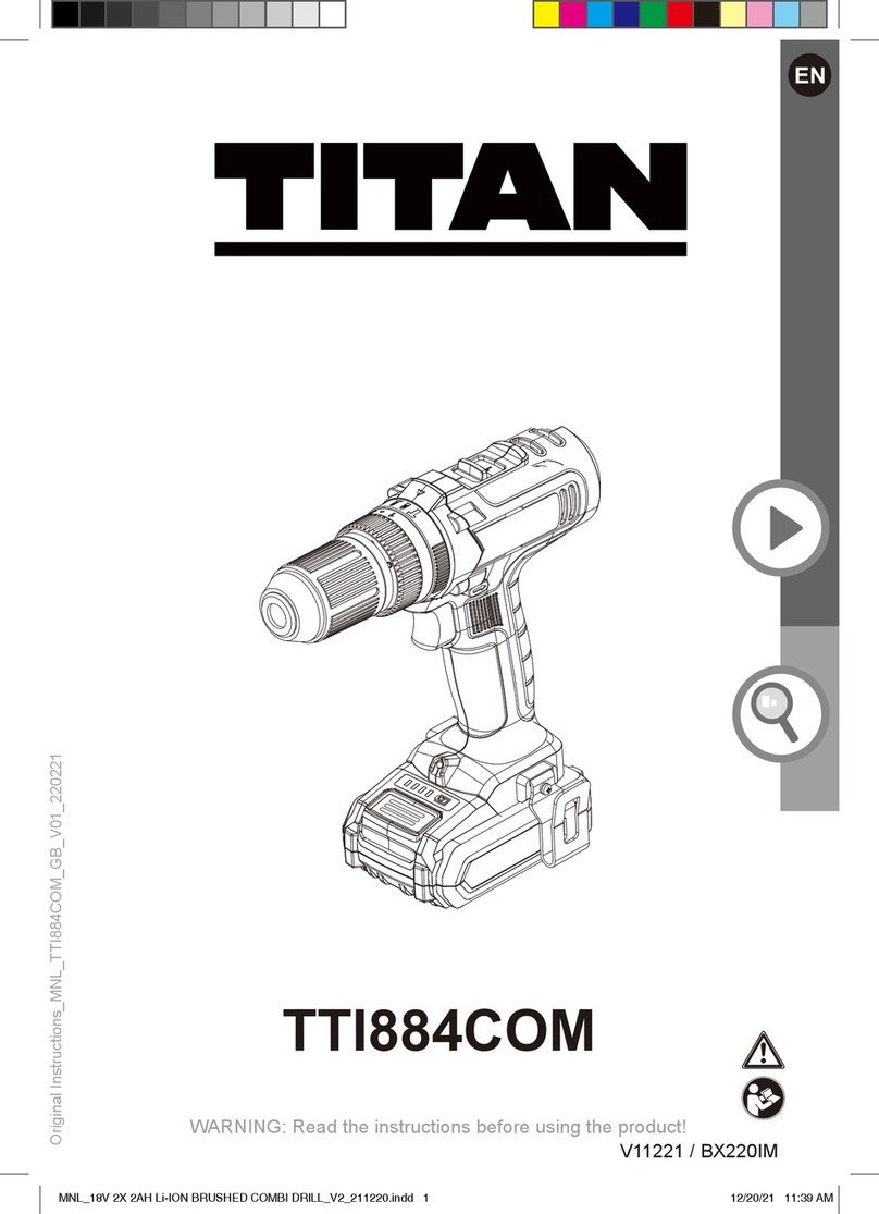 Titan TTI884COM User manual