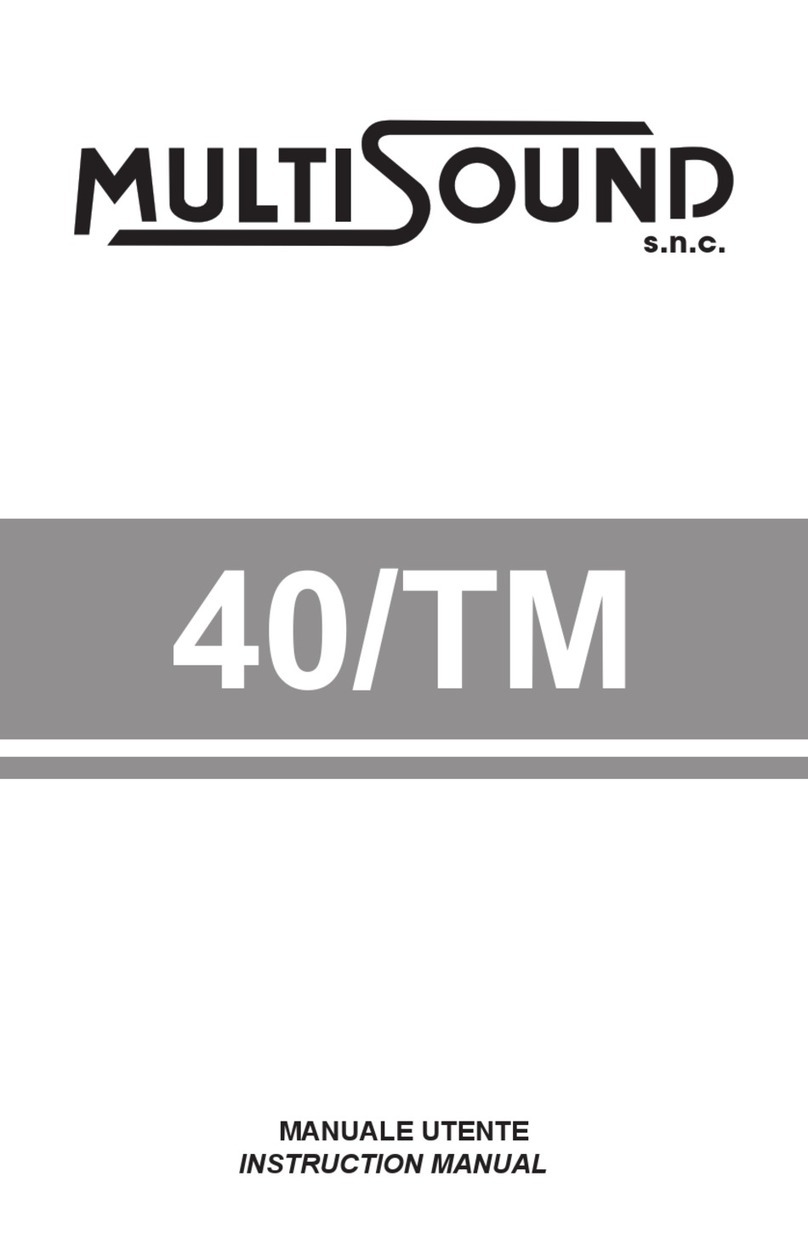 MultiSound 40/TM instruction manual