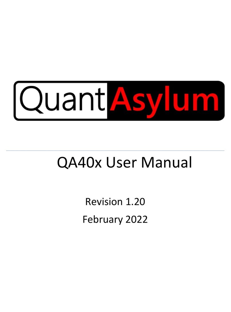QuantAsylum QA40 Series User manual