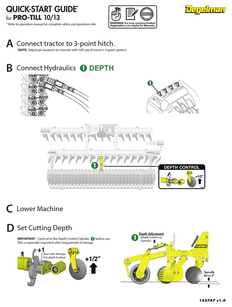 Degelman PRO-TILL 10/13 User manual