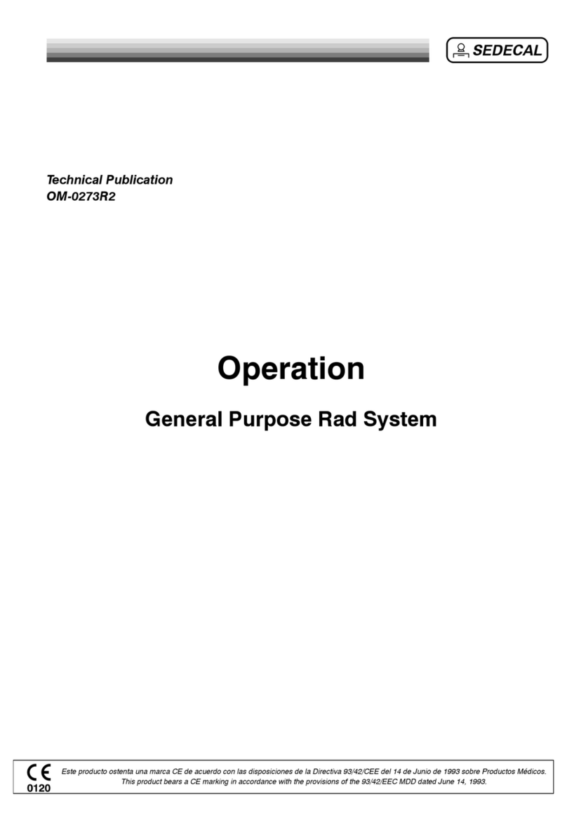 Sedecal General Purpose Rad System Instruction Manual