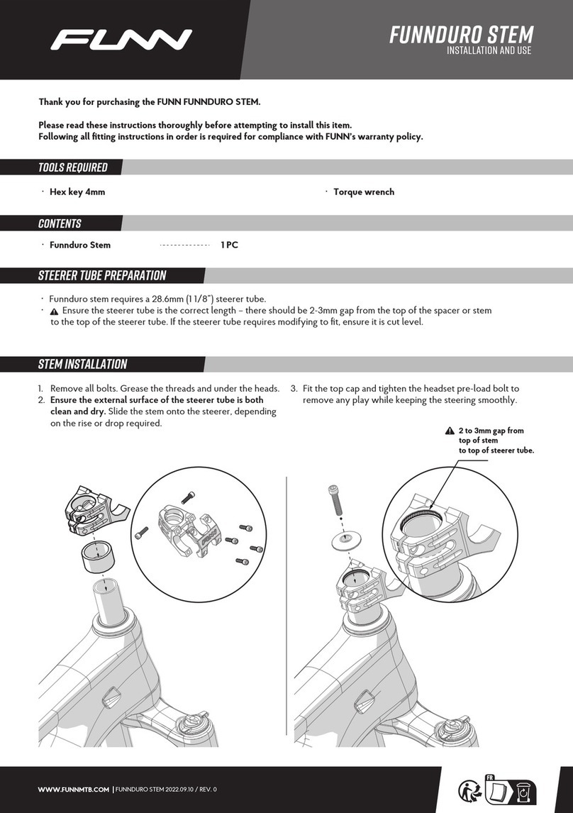 Funn FUNNDURO Installation and use manual