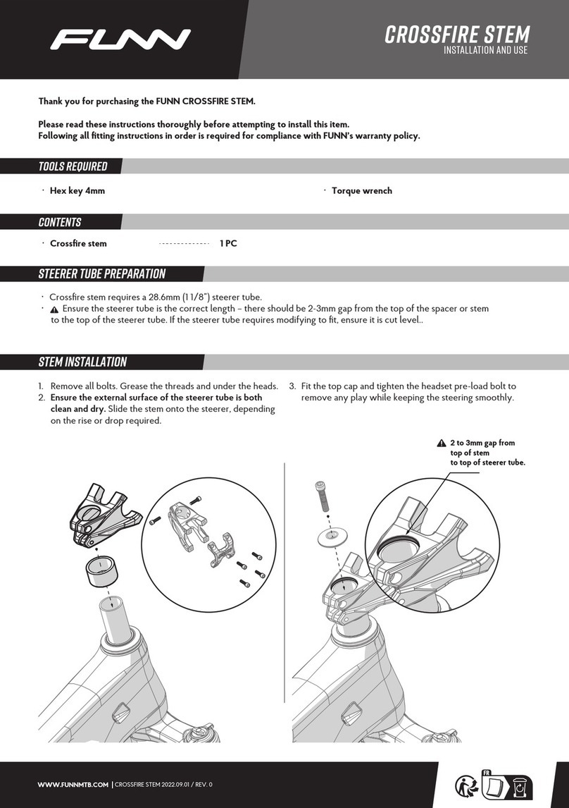 Funn CROSSFIRE Installation and use manual