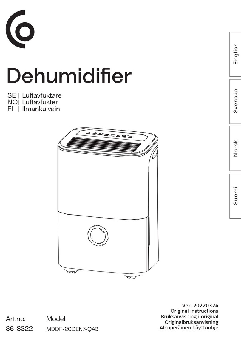 Clas Ohlson MDDF-20DEN7-QA3 Original instructions