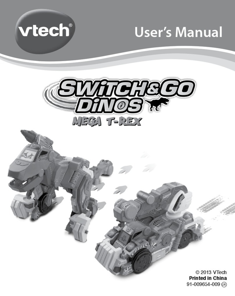 V-tech Switch & Go DInos Mega T-Rex User manual V-tech Switch & Go DInos Mega T-Rex User manual