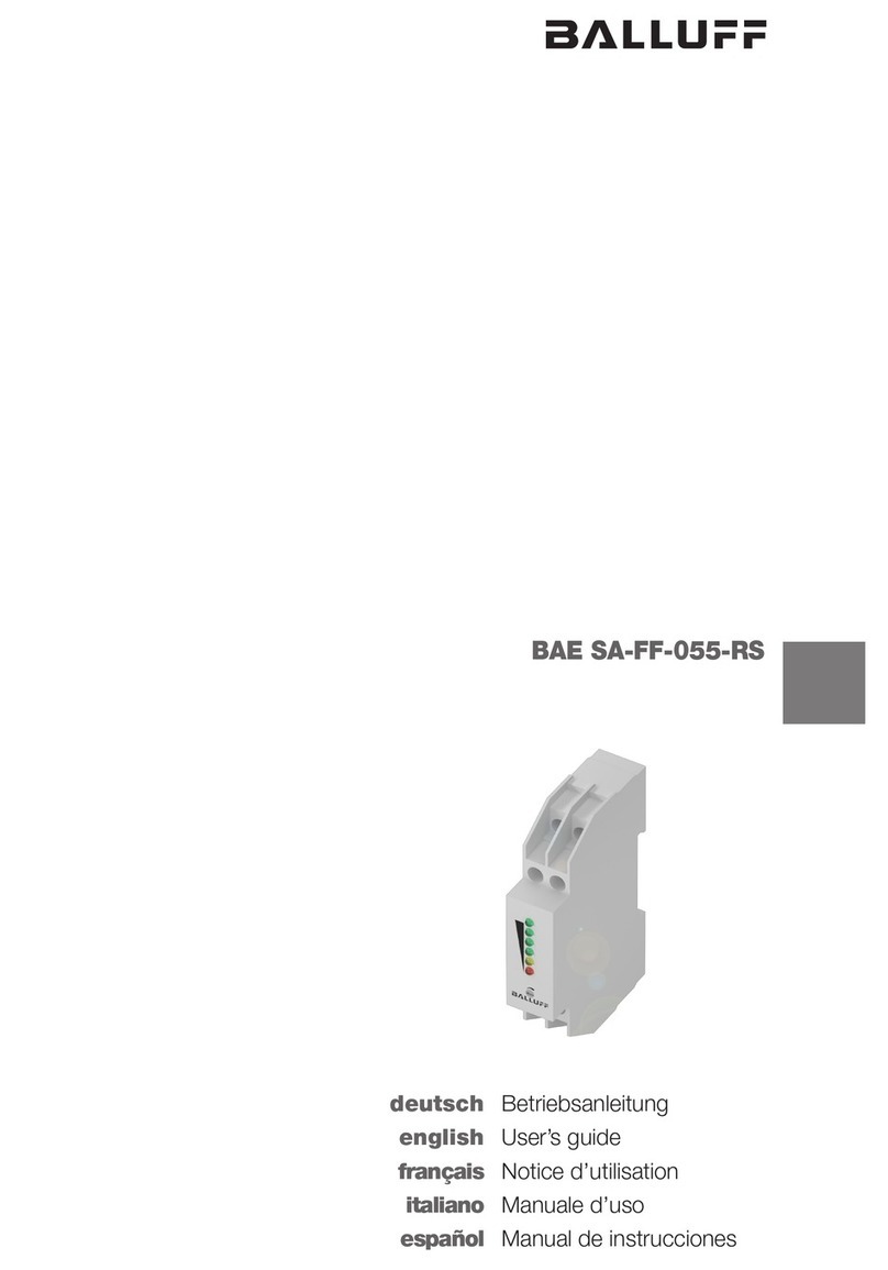 Balluff BAE SA-FF-055-RS user guide