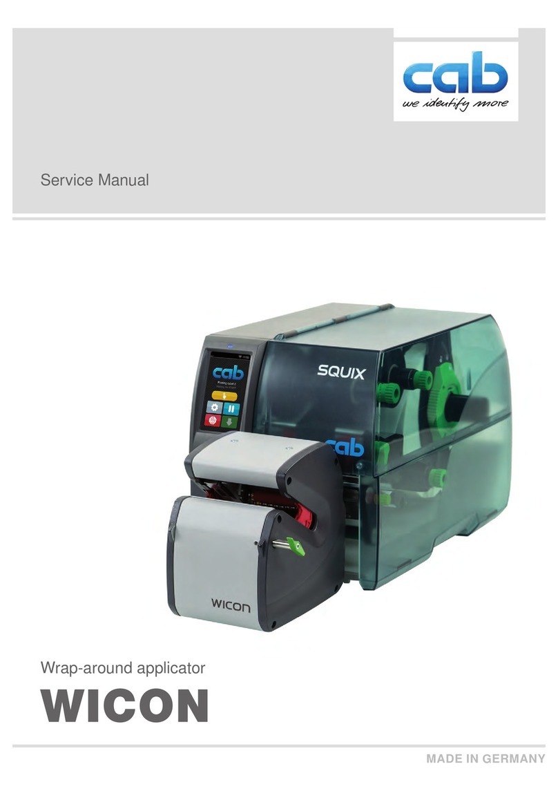 CAB WICON SQUIX Service manual