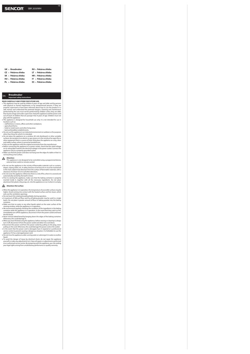 Sencor SBR 2030WH User manual