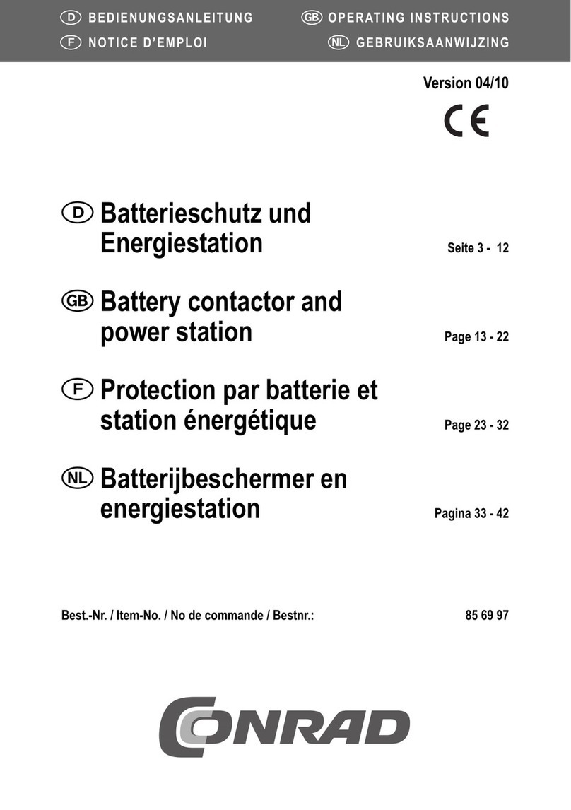 Conrad 85 69 97 operating instructions