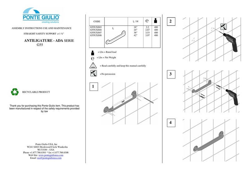 Ponte Giulio G55 Series User manual