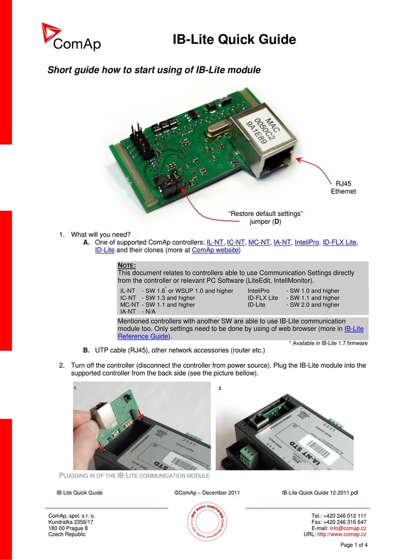ComAp IB-Lite quick guide