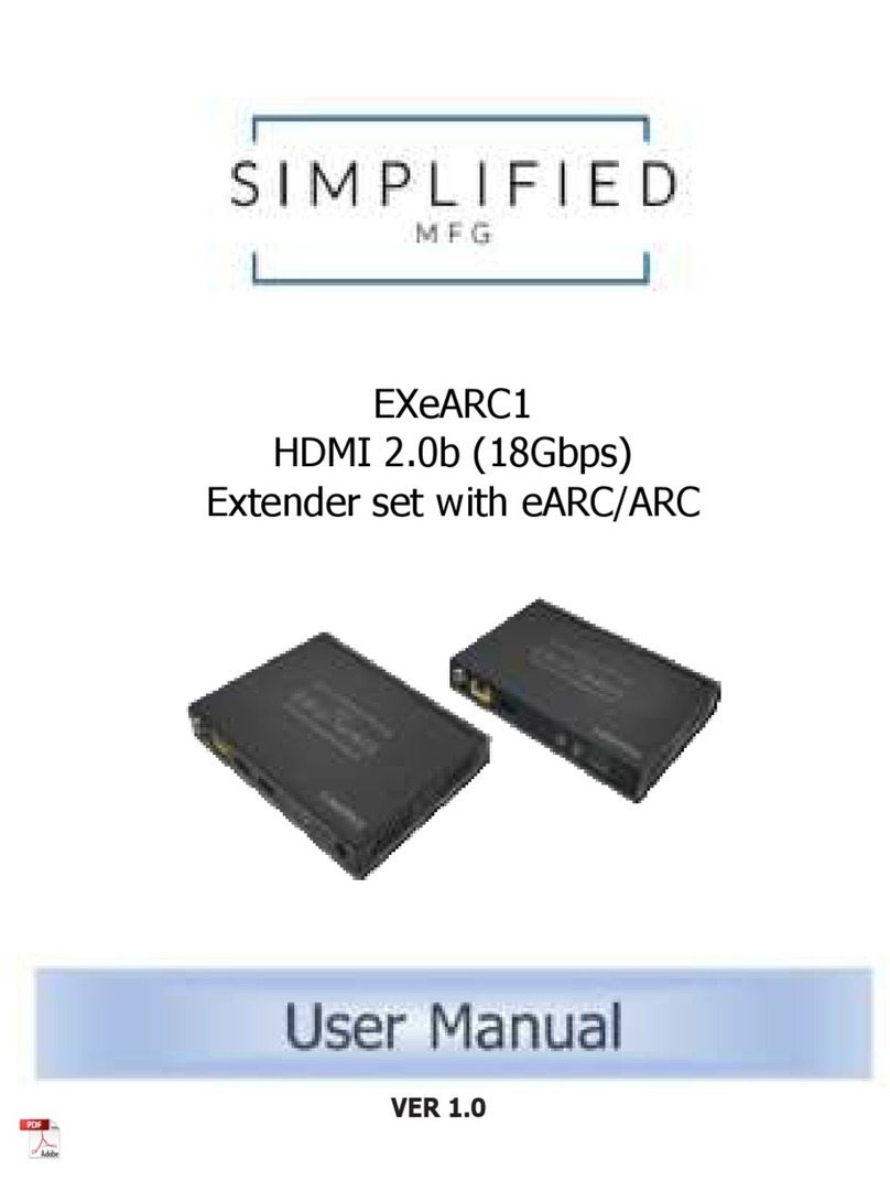 Simplified MFG EXeARC1 User manual