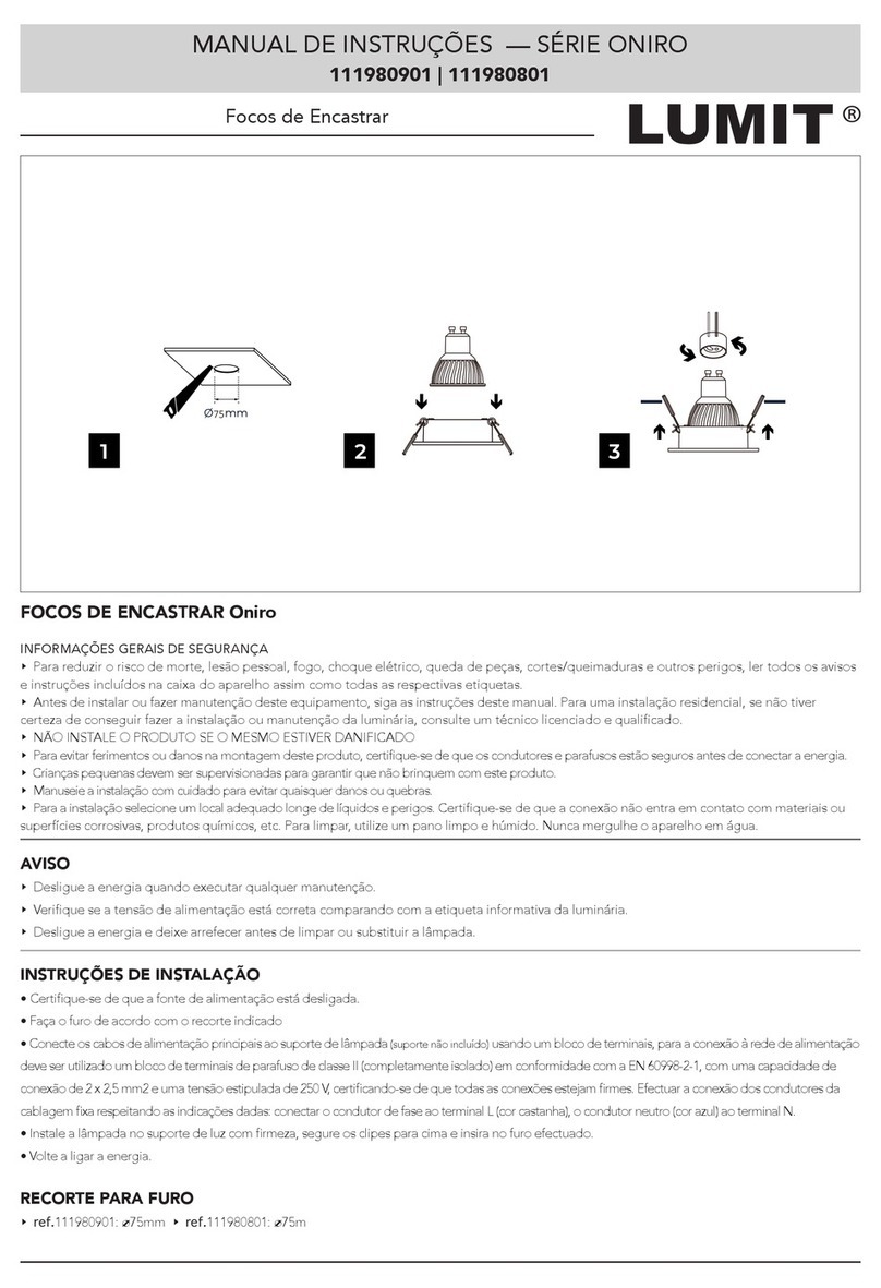 LUMIT 111980901 instruction manual