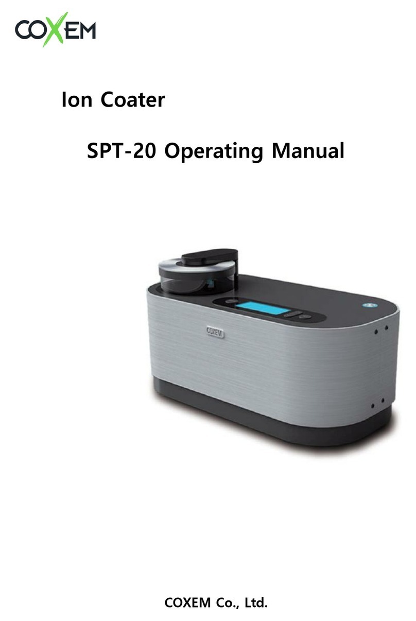 COXEM SPT-20 operating manual