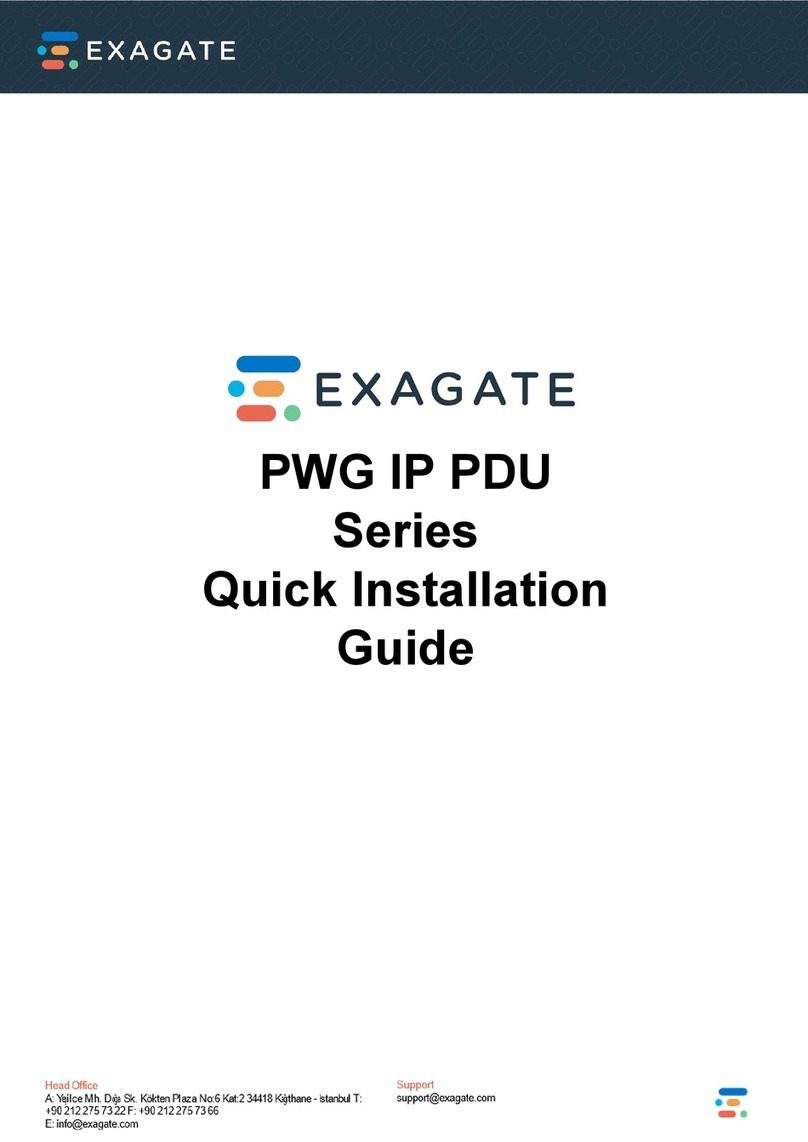 EXAGATE PWG IP PDU Series User manual