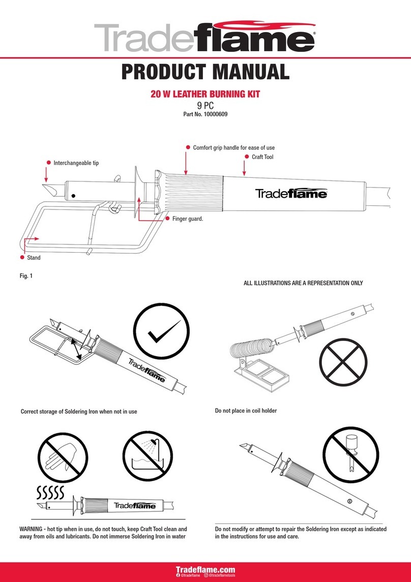 Tradeflame 10000609 product manual
