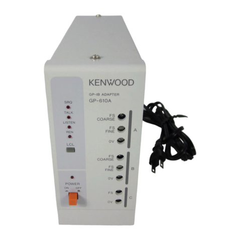 Kenwood GP-610A User manual Kenwood GP-610A User manual