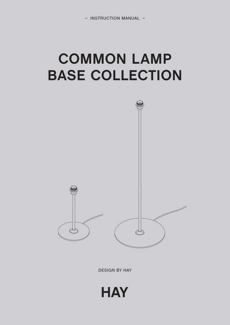 Hay COMMON LAMP BASE User manual