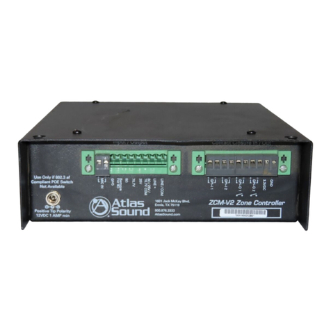 Atlas Zone Controller Pro ZCM-V2 Install Sheet Atlas Zone Controller Pro ZCM-V2 Install Sheet