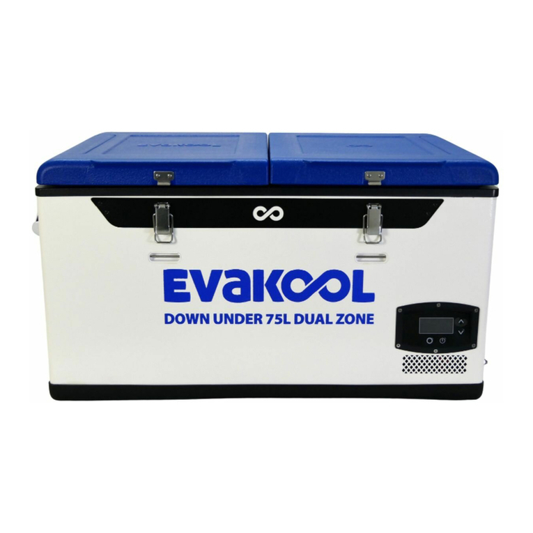 EvaKool DOWN UNDER Series Service manual