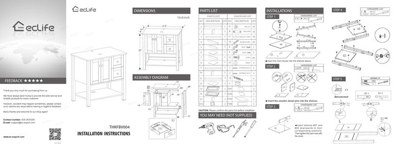 ecLife THKFBV004 installation instructions ecLife THKFBV004 installation instructions