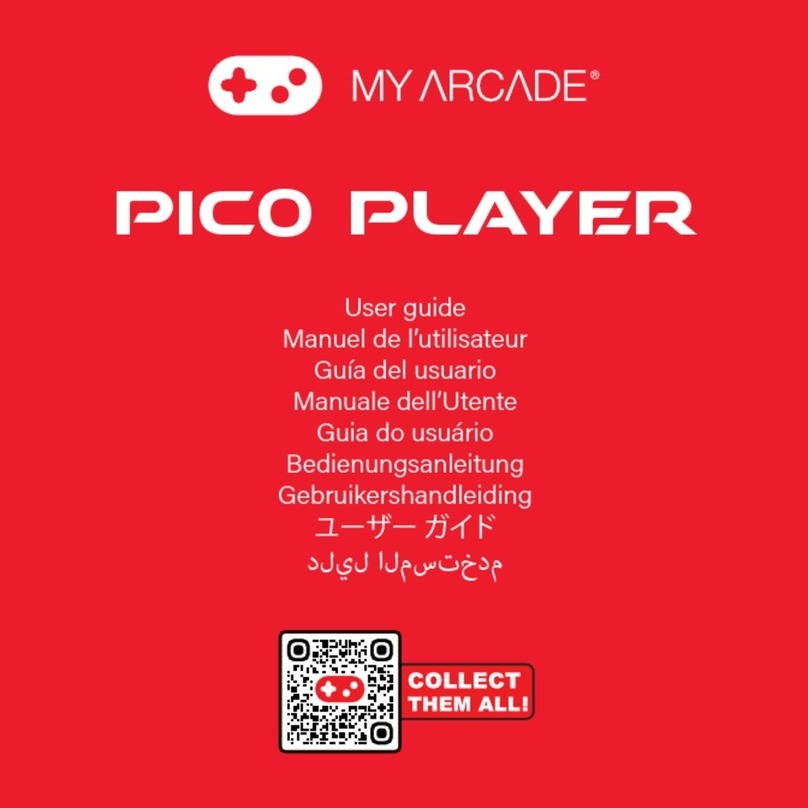 My Arcade Pico Player User manual